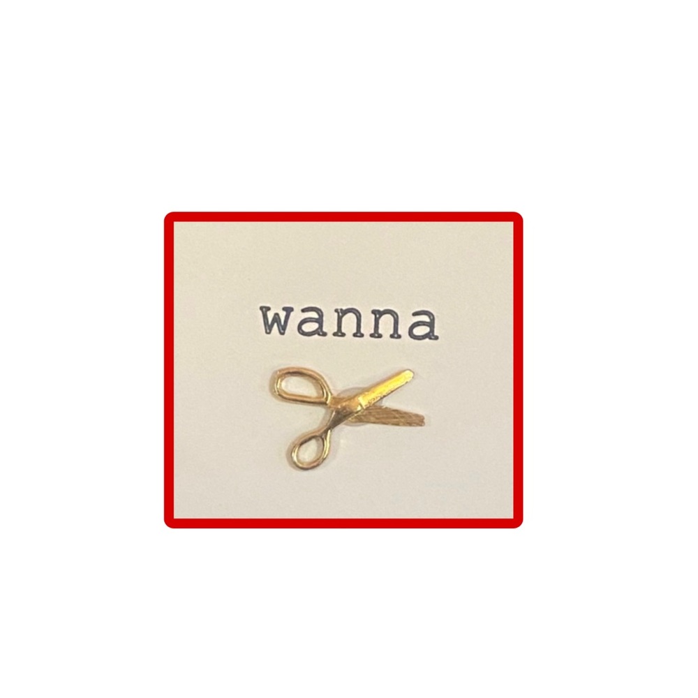 🌹Valentine’s day wanna scissor card